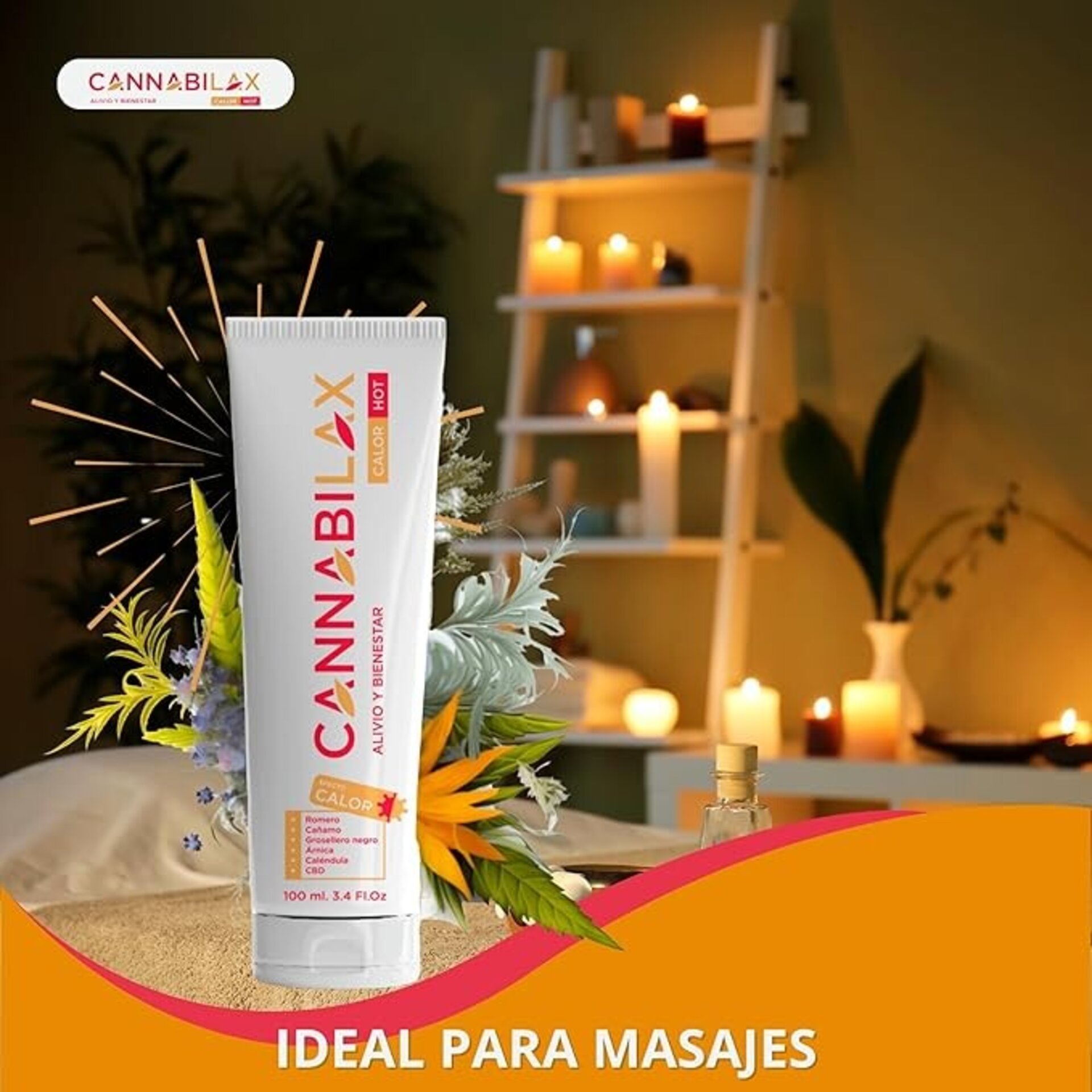 Crema Cáñamo Alivio y Calor Cannabilax - 6