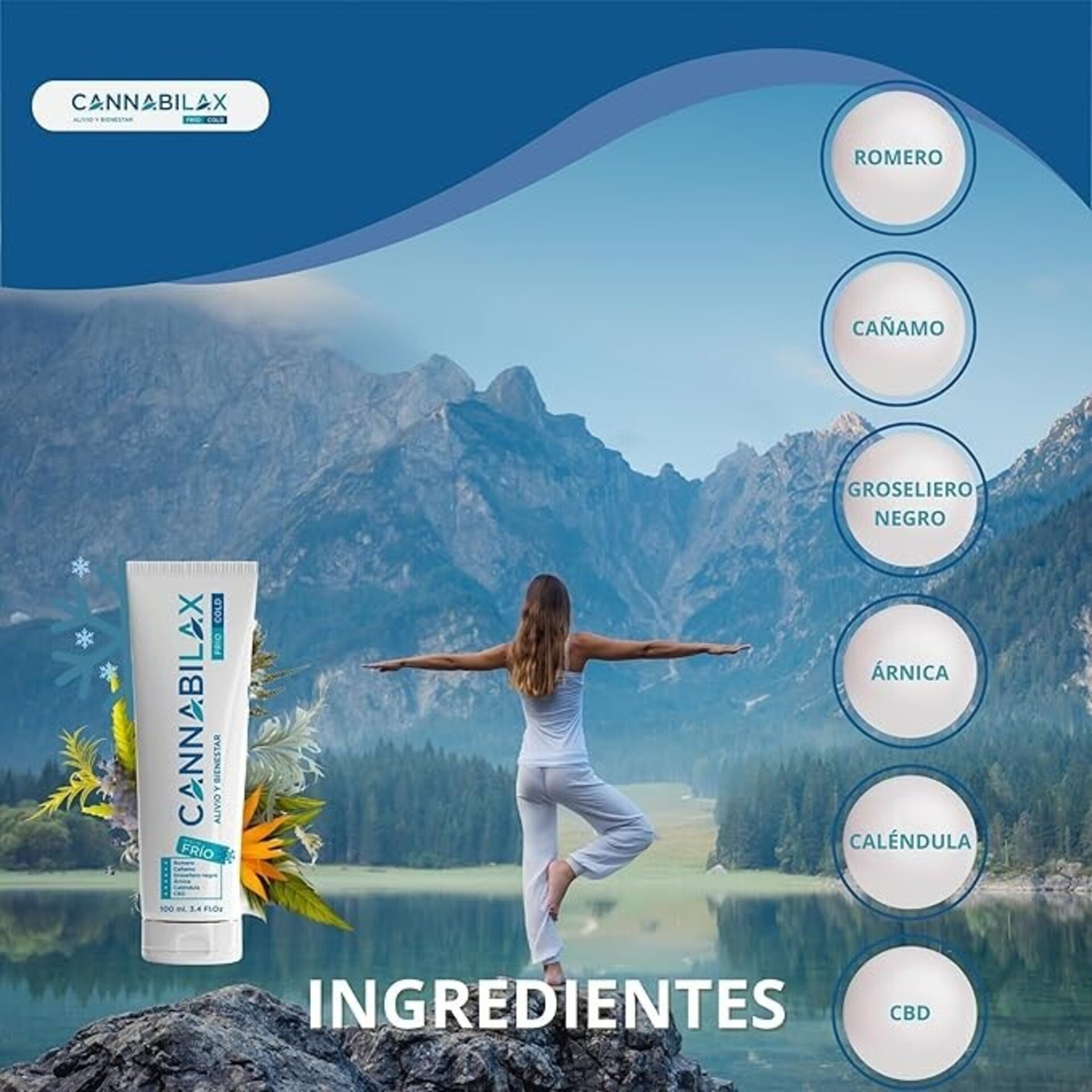 Crema Cáñamo Alivio y Frío Cannabilax - 2