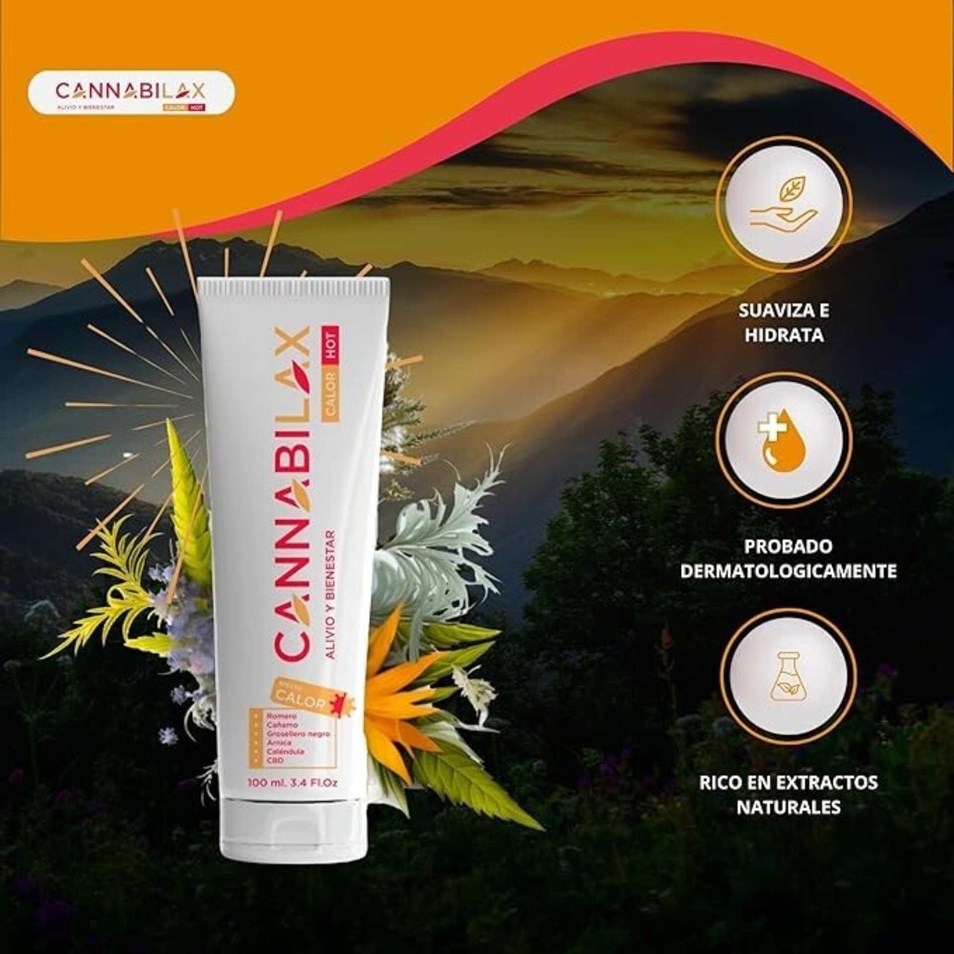 Crema Cáñamo Alivio y Calor Cannabilax - 5