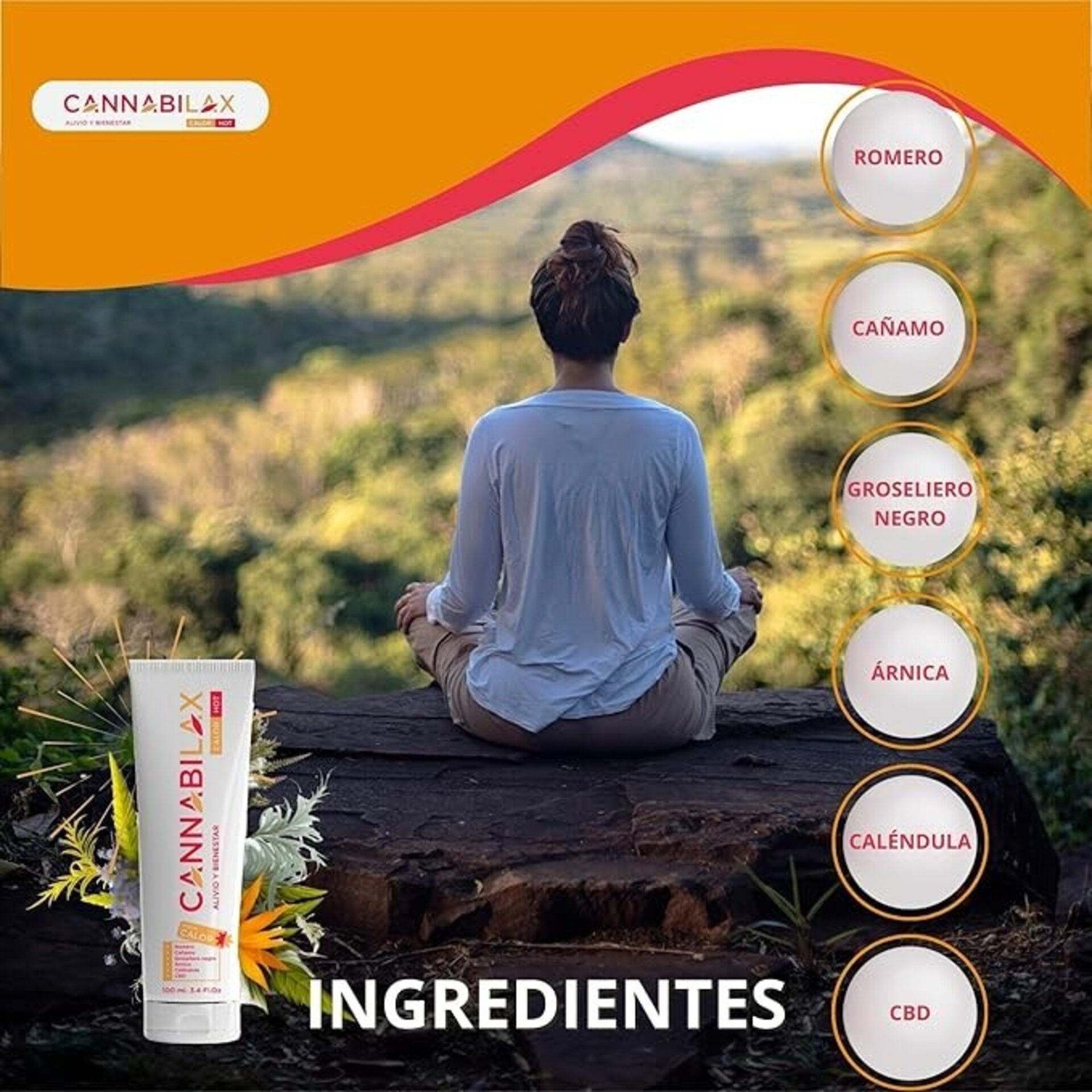Crema Cáñamo Alivio y Calor Cannabilax - 2