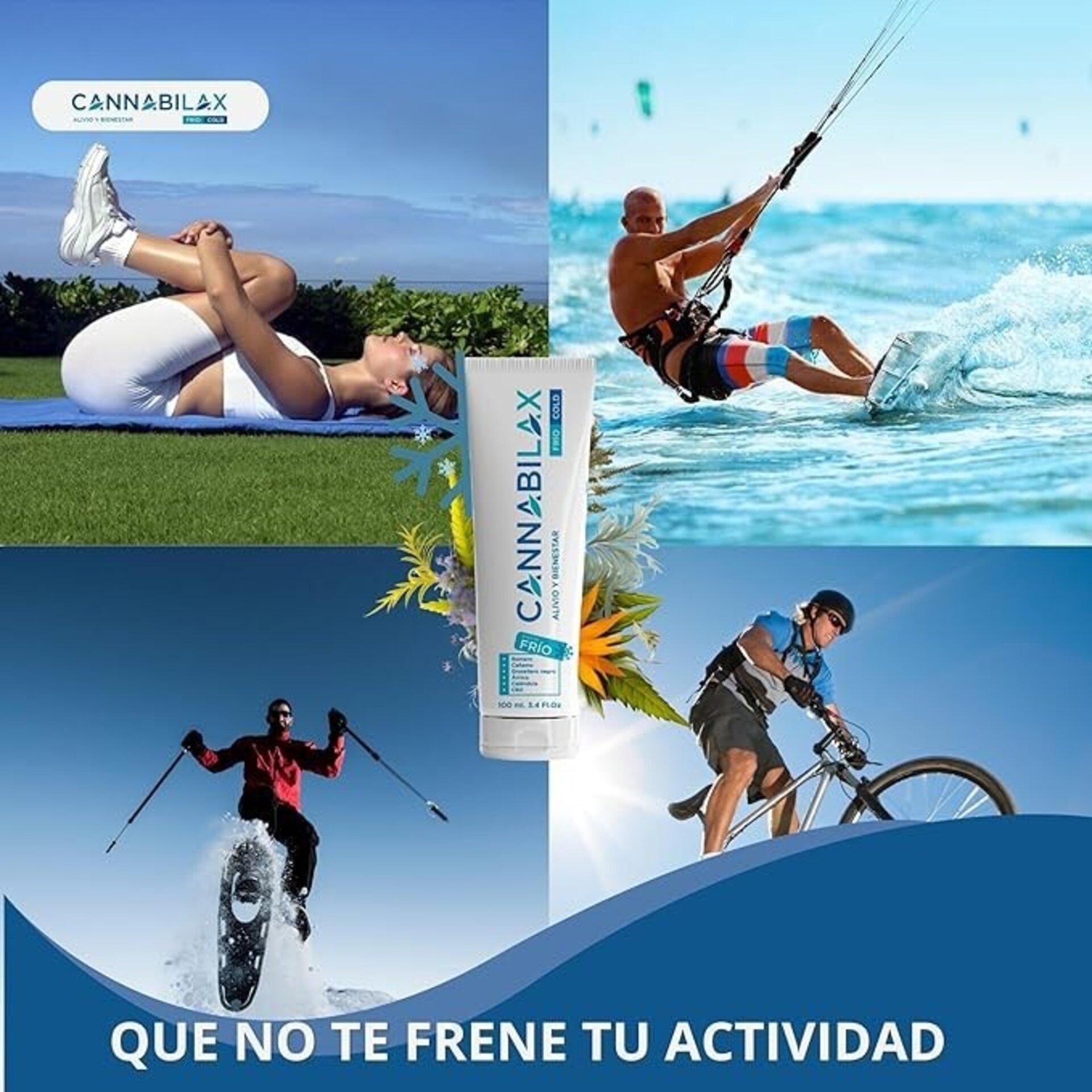 Crema Cáñamo Alivio y Frío Cannabilax - 4