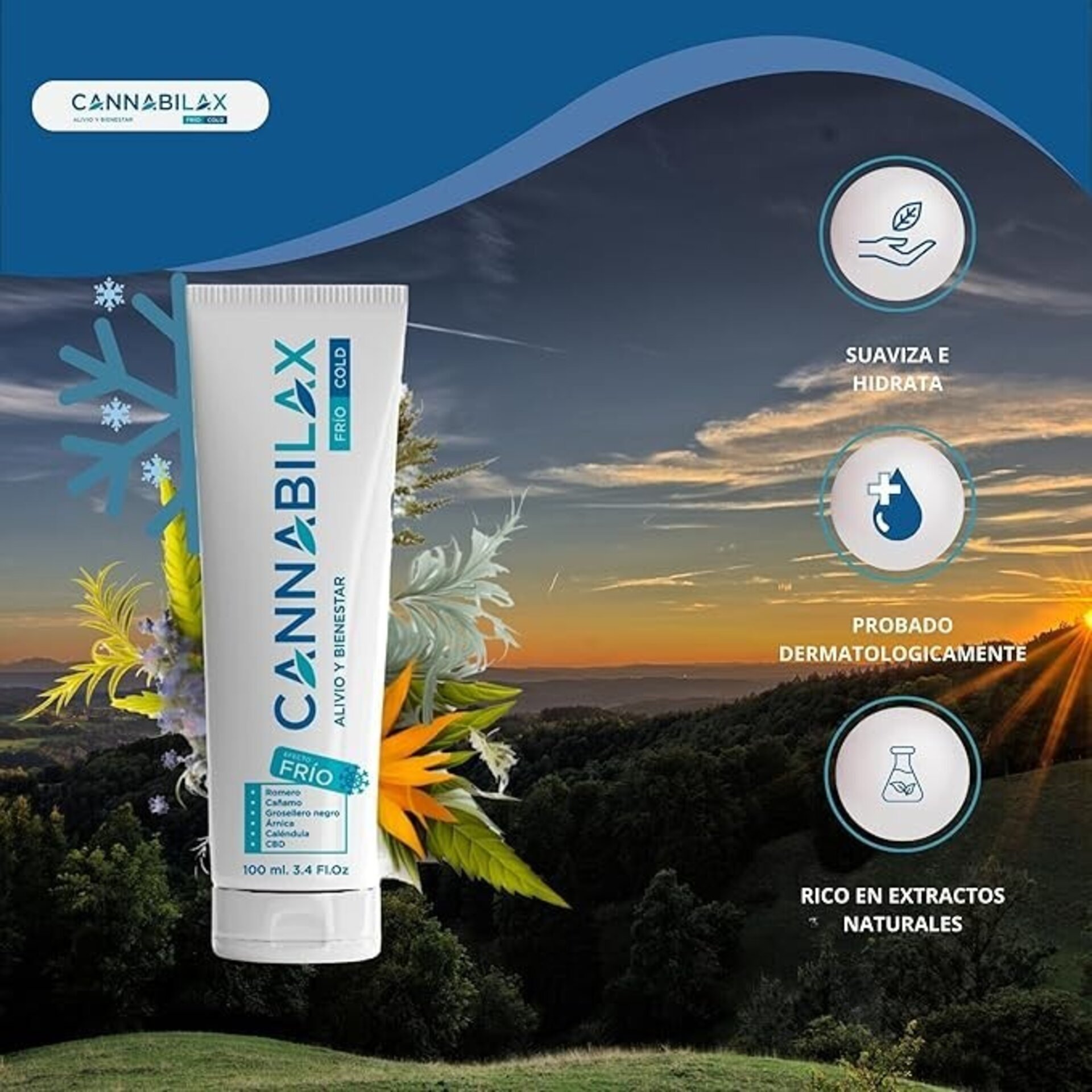 Crema Cáñamo Alivio y Frío Cannabilax - 3